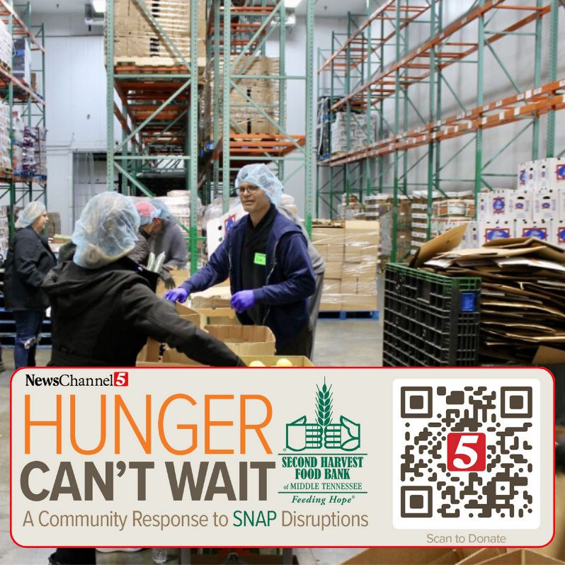 Second Harvest x NewsChannel 5 Hunger Can't Wait QR Code