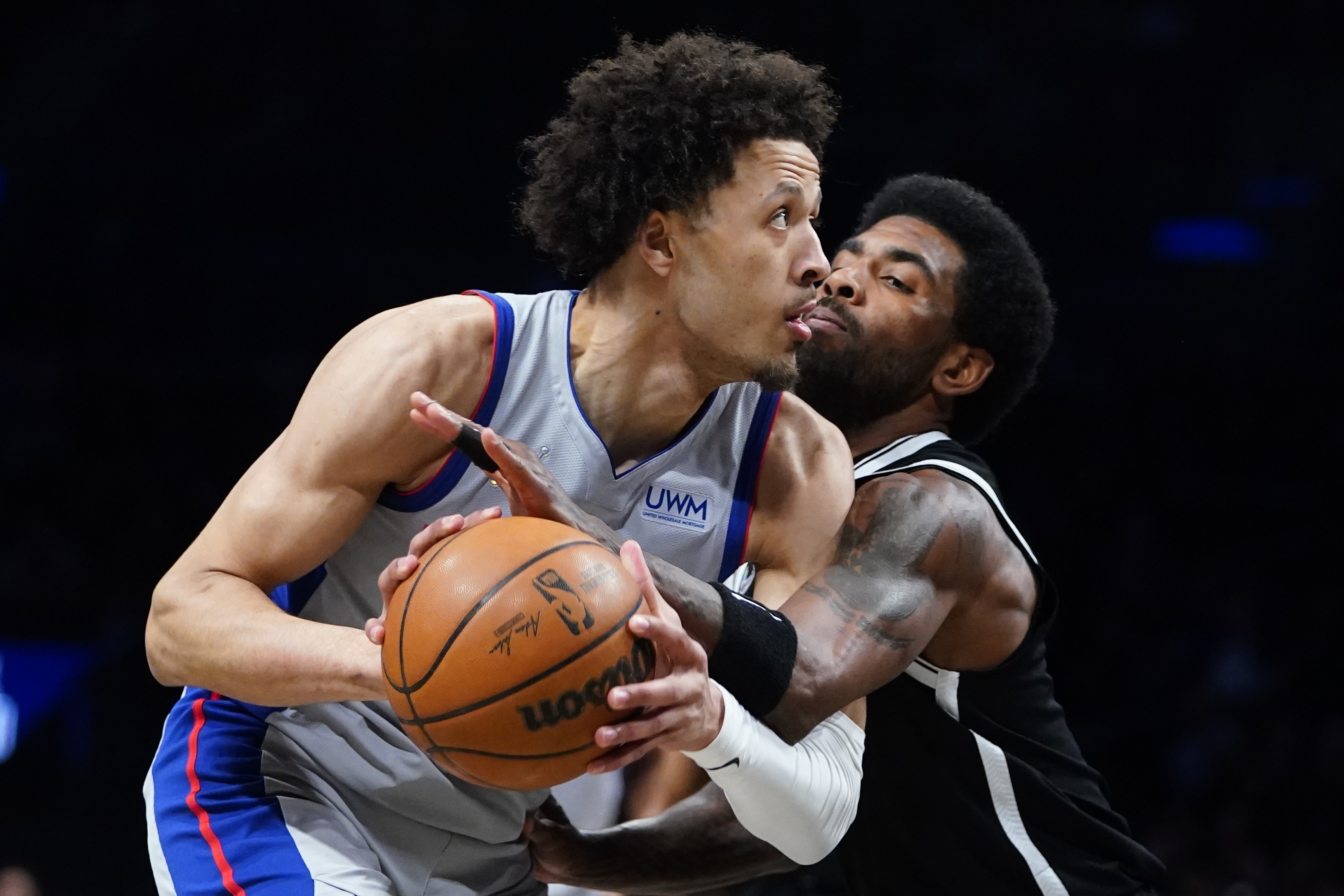 Cade Cunningham Pistons Nets Basketball