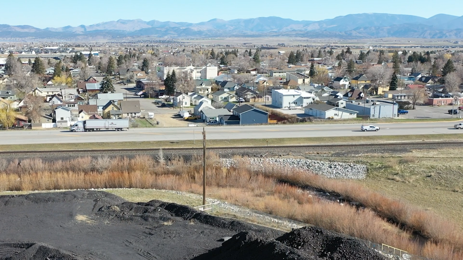 East Helena from slag pile