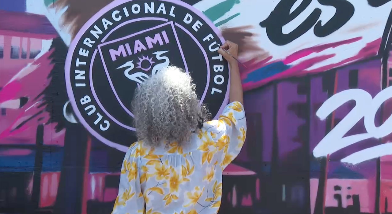 Inter Miami mural 
