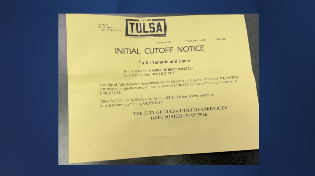 vesta water notice