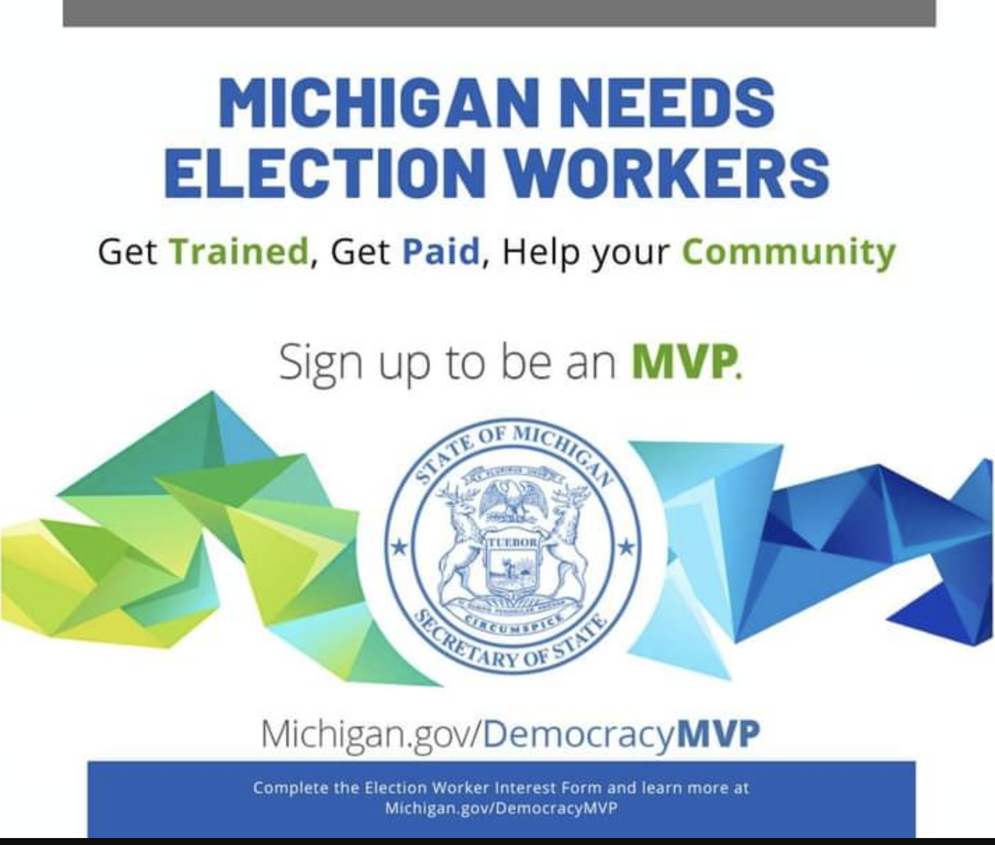 Michigan makes big push to recruit election workers