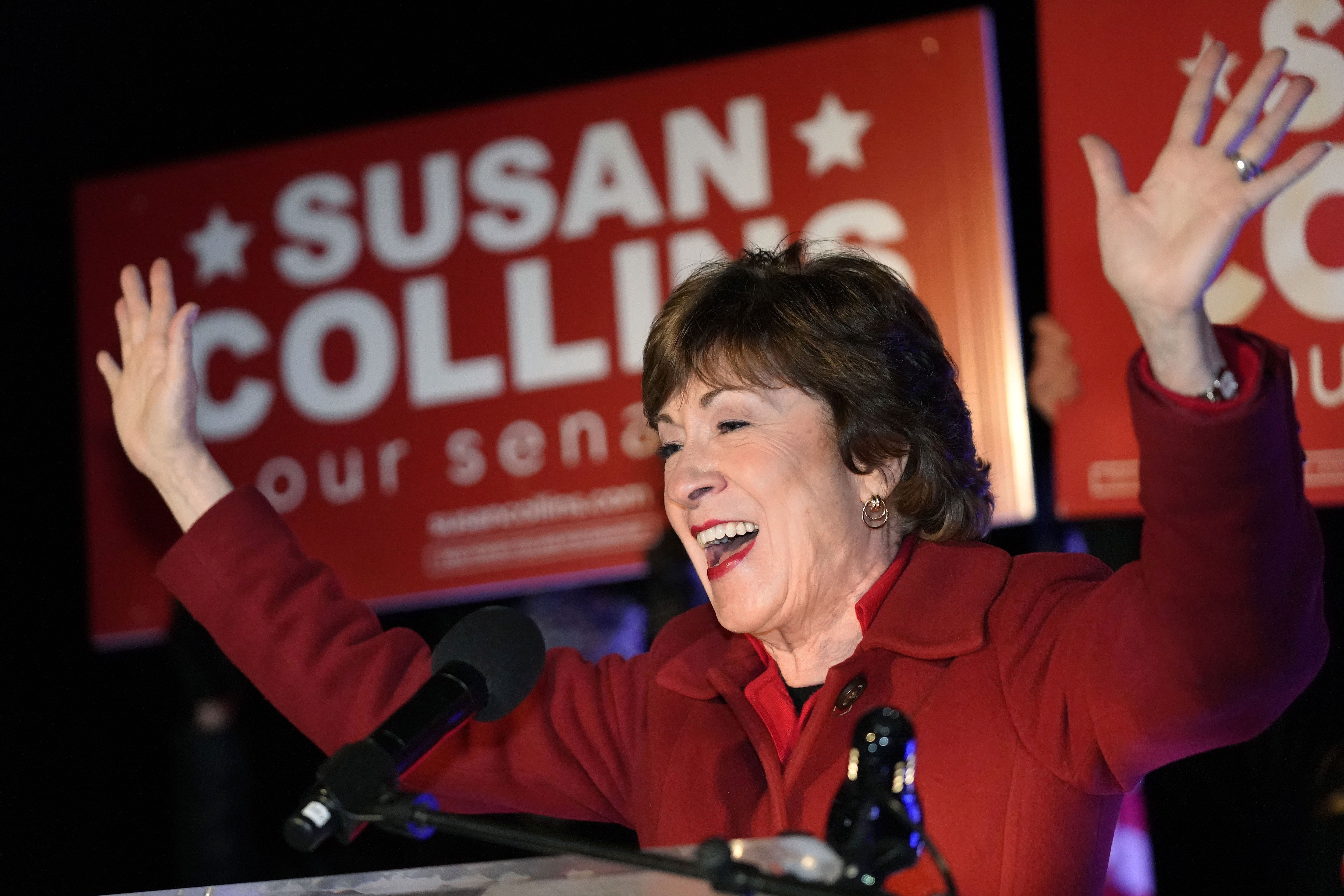 GOP Sen. Susan Collins wins reelection in Maine after Sara Gideon concedes