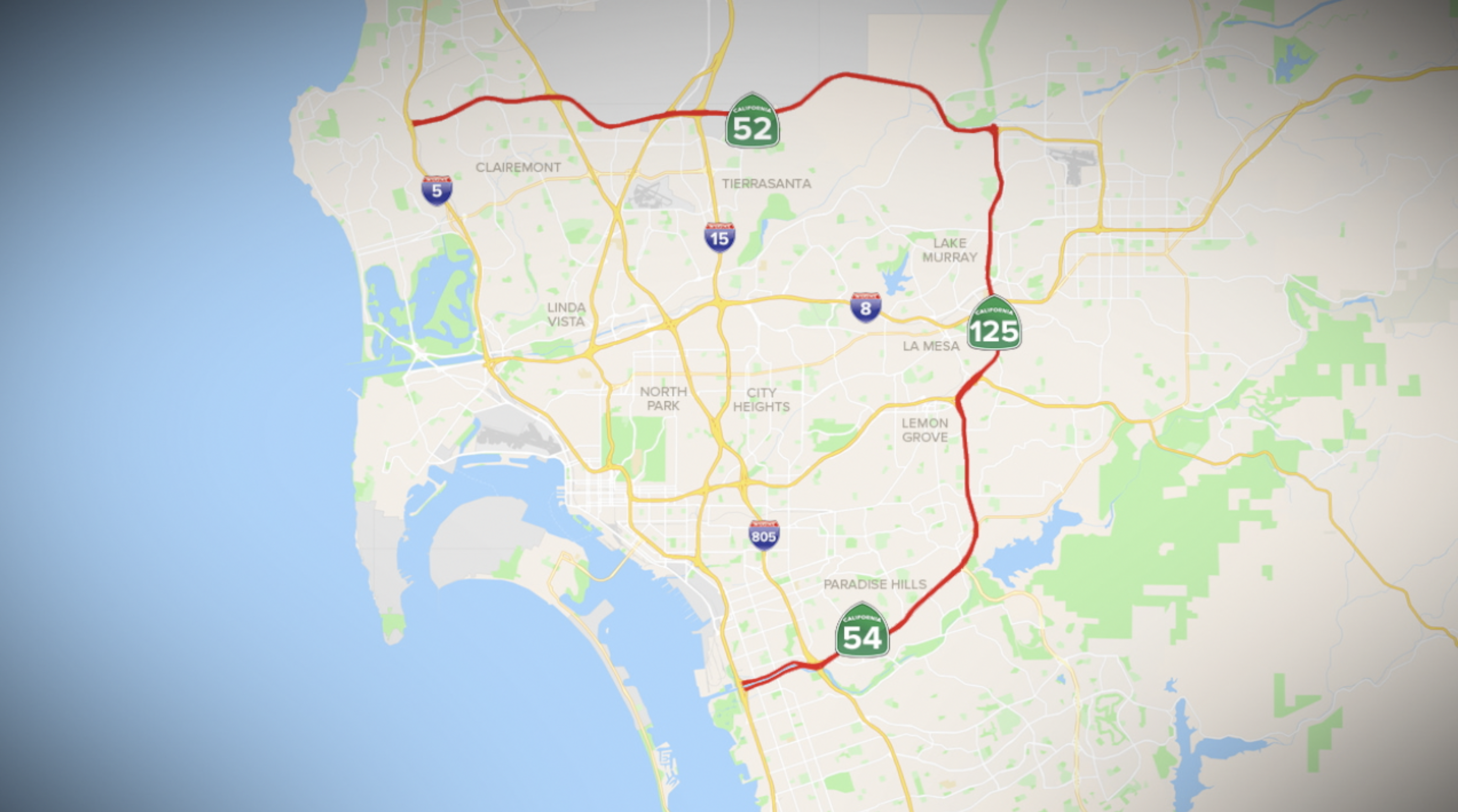Which neighborhoods in San Diego are affected by the trash worker strike?