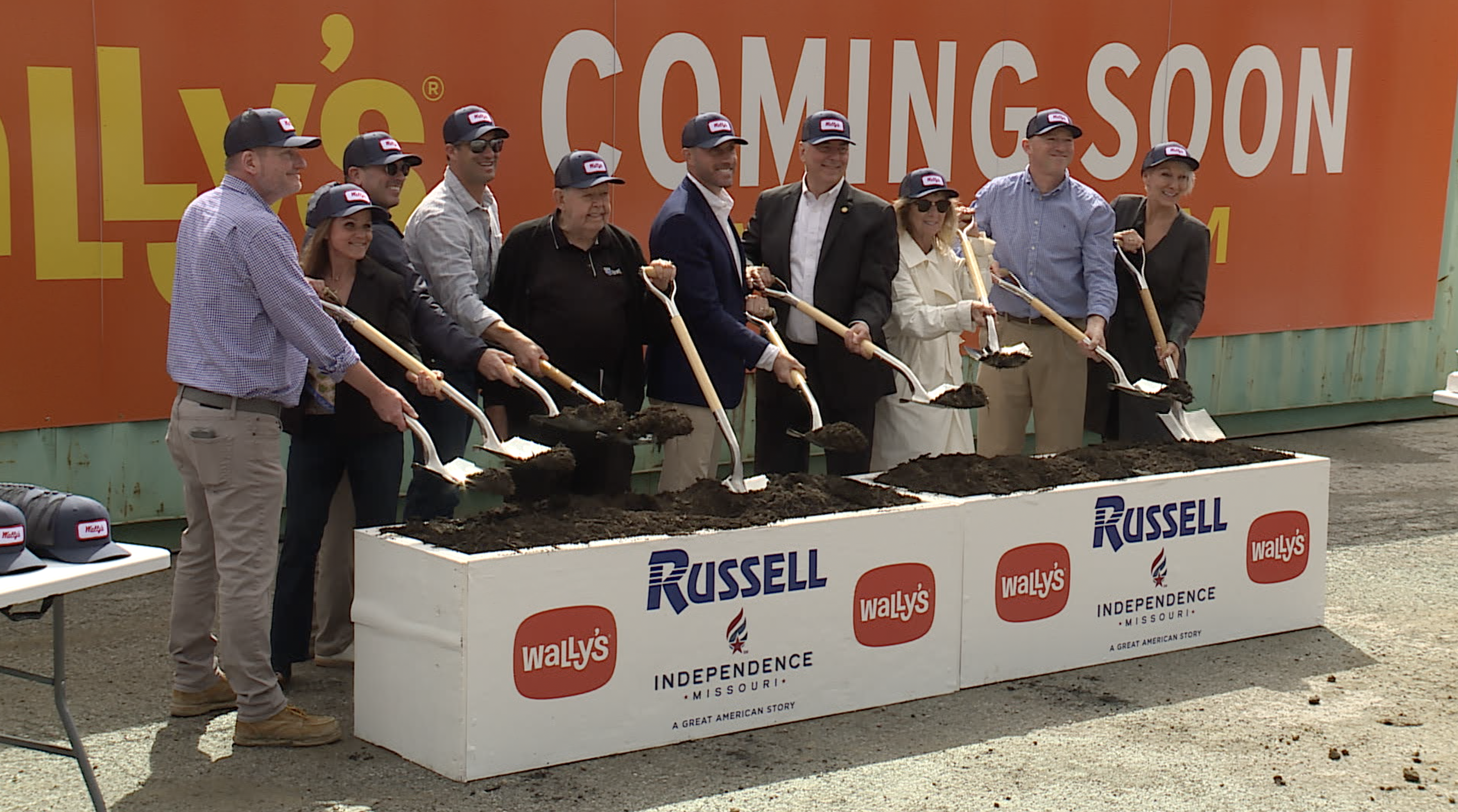 Wally's groundbreaking in Independence