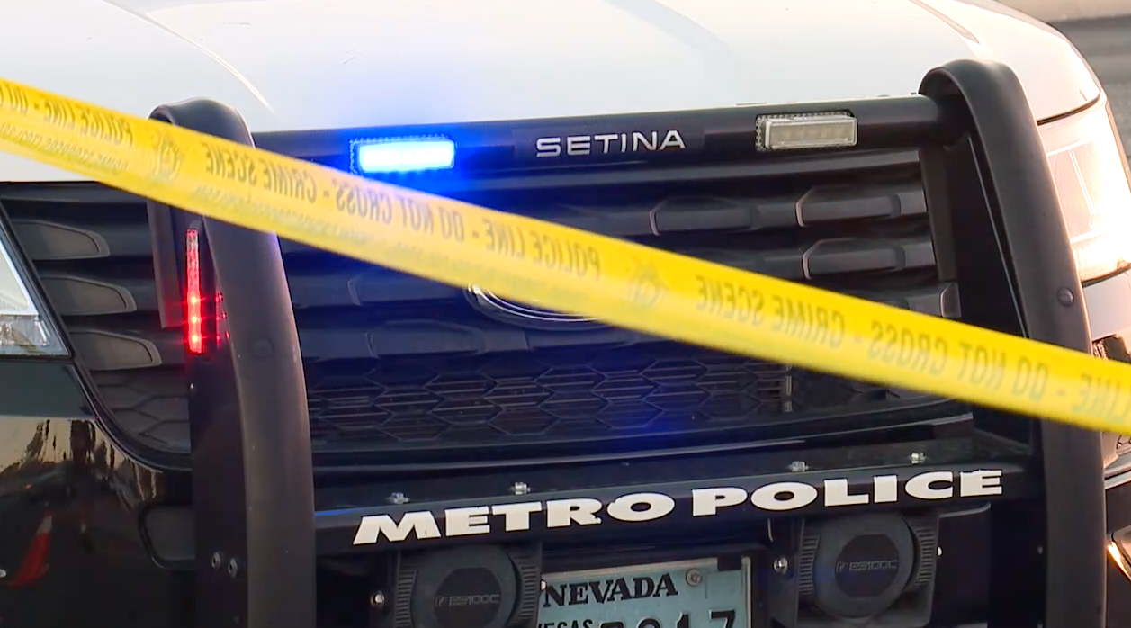 File photo of a Las Vegas police / LVMPD police car