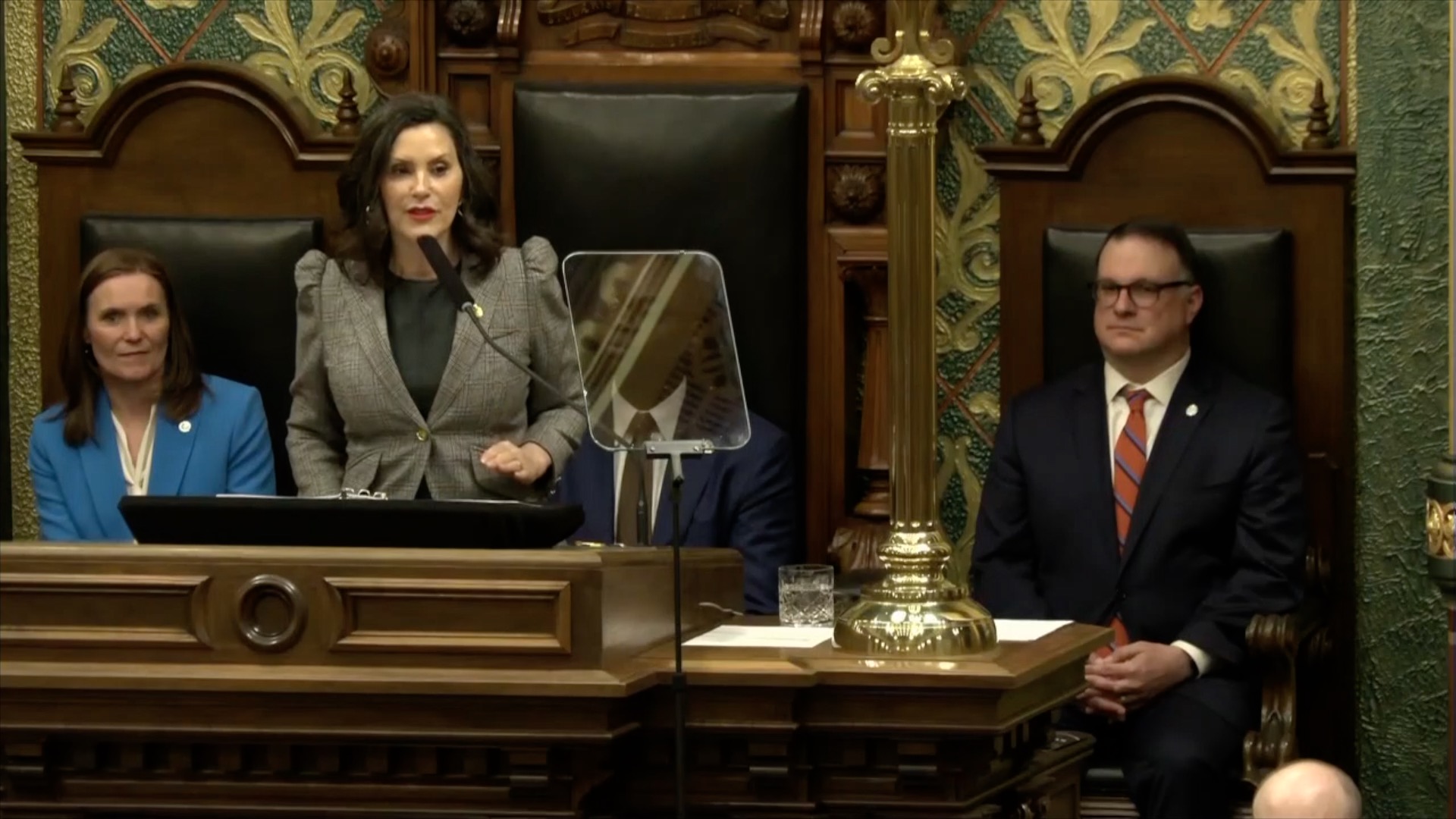 Gov. Gretchen Whitmer speaks at 2025 State of the State Address