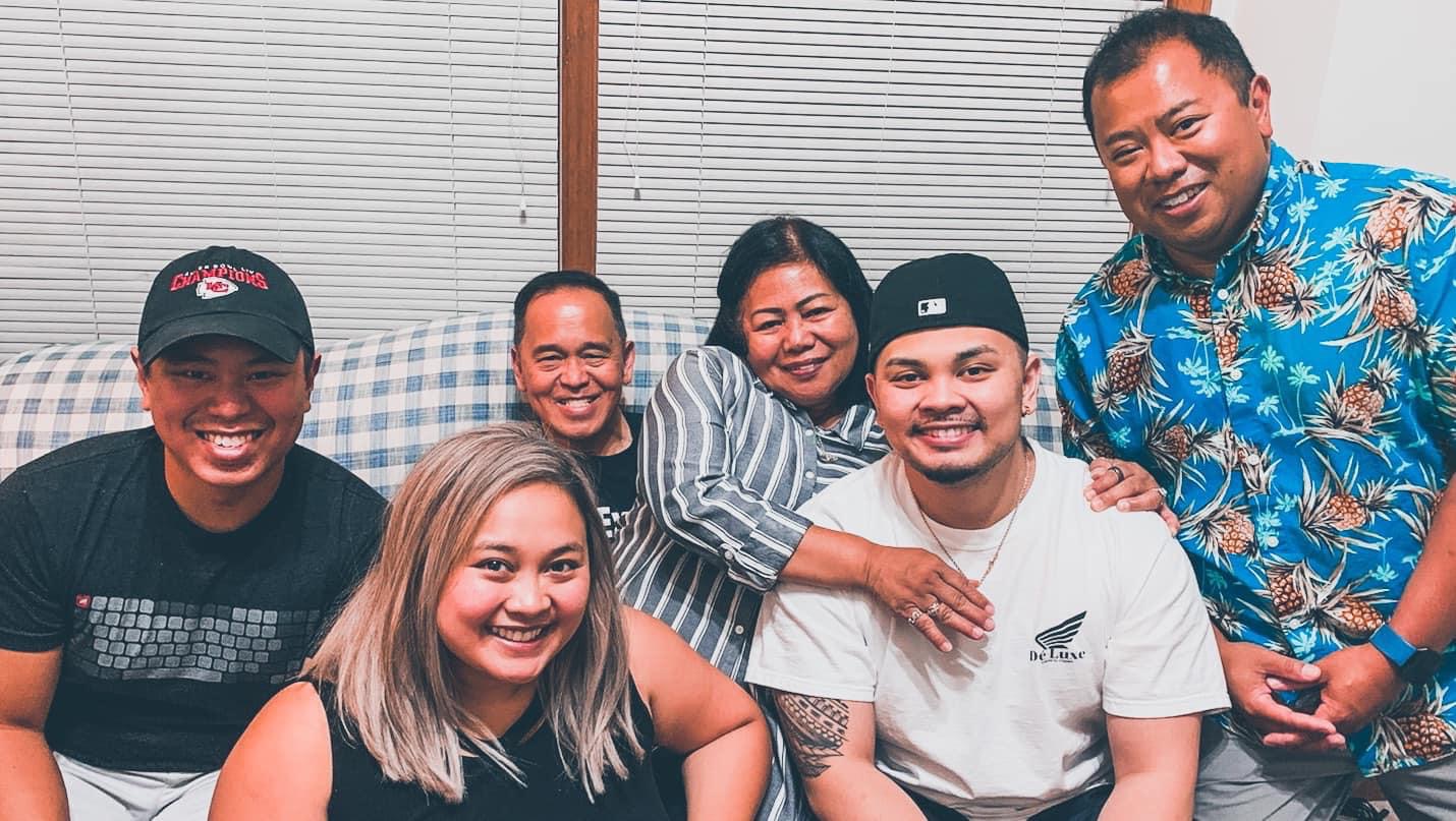 Josh Pacubis' adoptive family