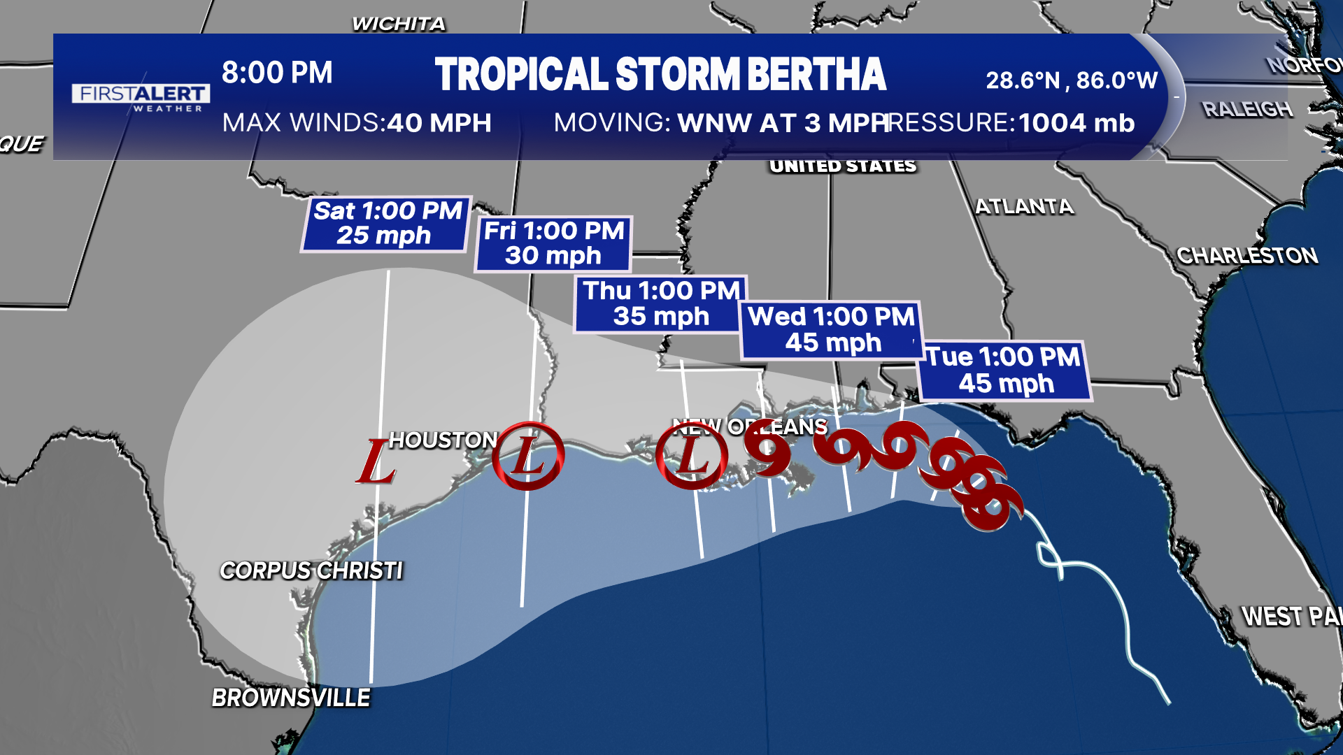 Tropical Storm Bertha