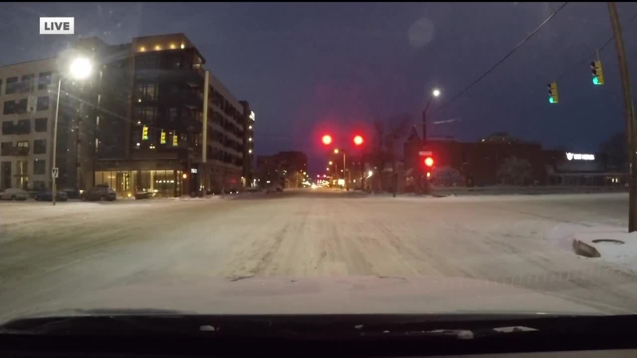Slick roads