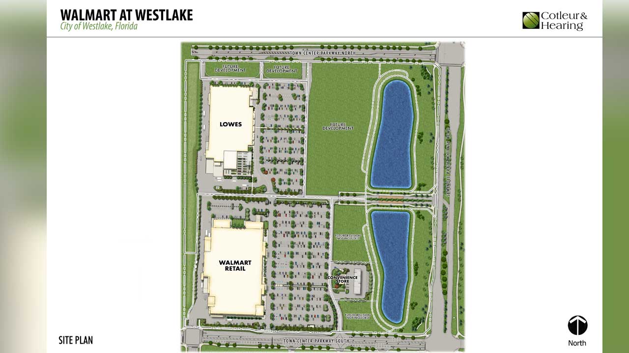 Location of new Walmart to be built in Westlake