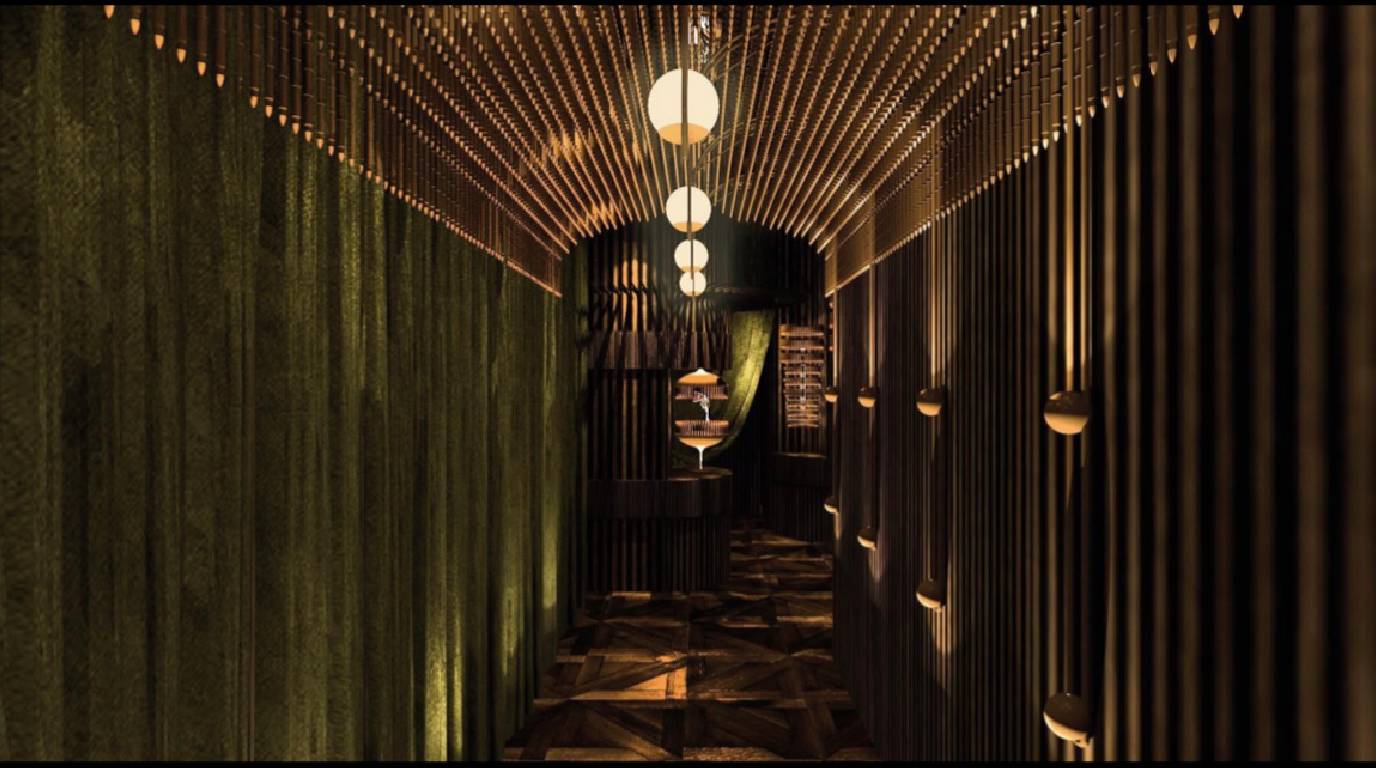 Rendering of the 'Trophy Room' 