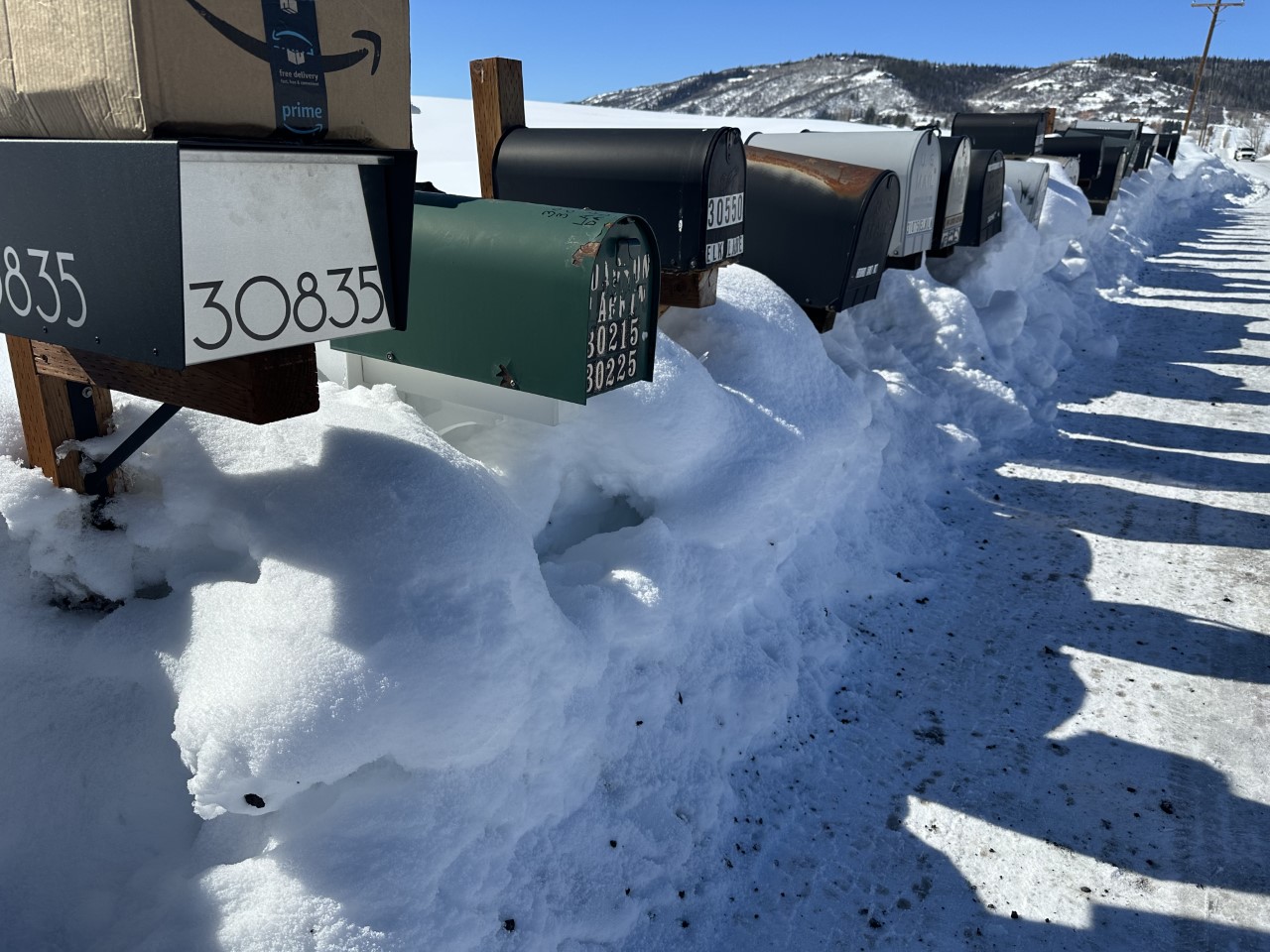 Mailboxes in Steamboat Springs