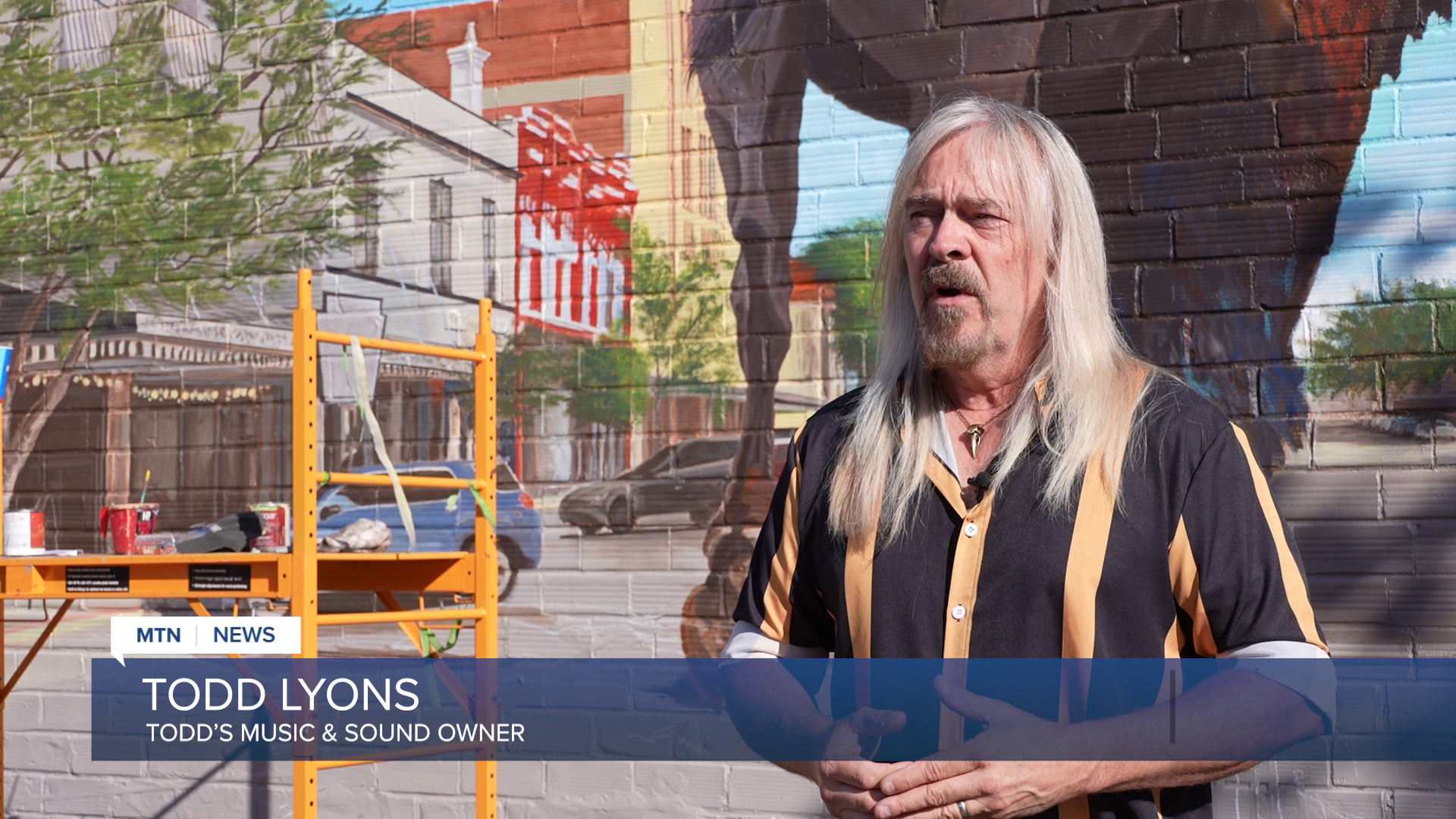 Todd Lyons, owner of Todd’s Music & Sound