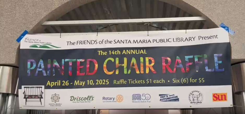 Santa Maria Public Library Painted Chair Raffle.png