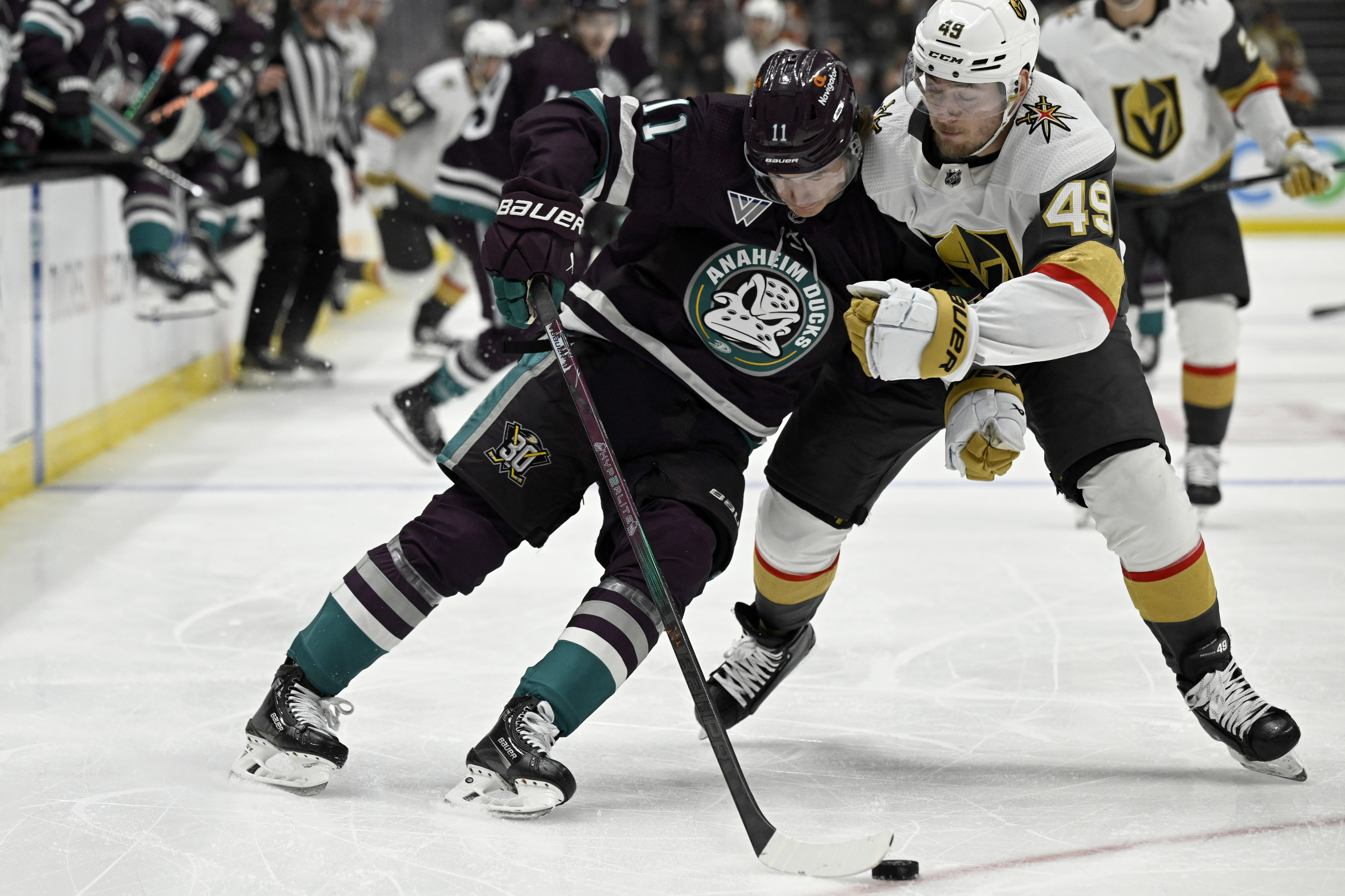 Golden Knights Ducks Hockey
