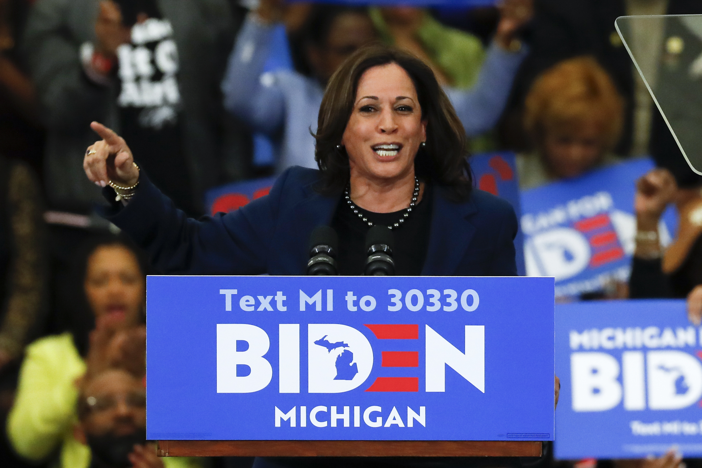 Joe Biden chooses Kamala Harris as vice presidential running mate