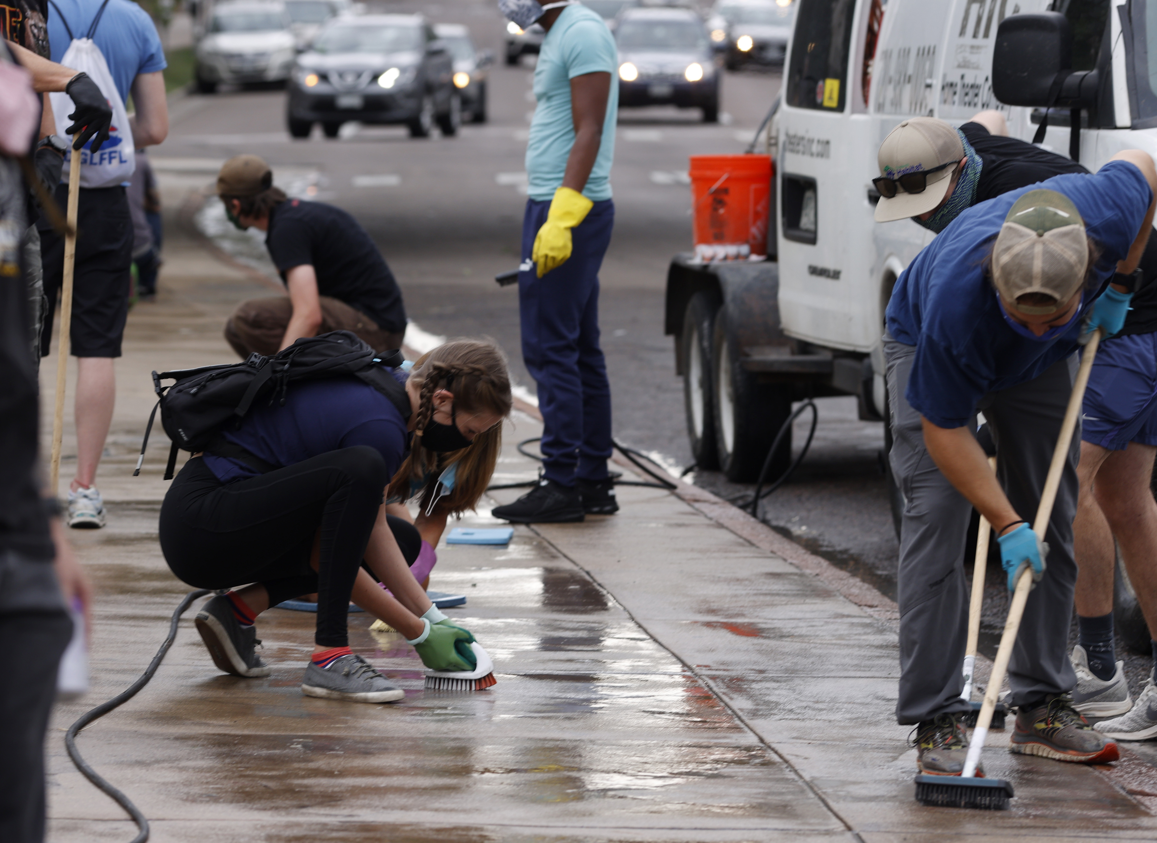 graffiti cleanup denver capitol