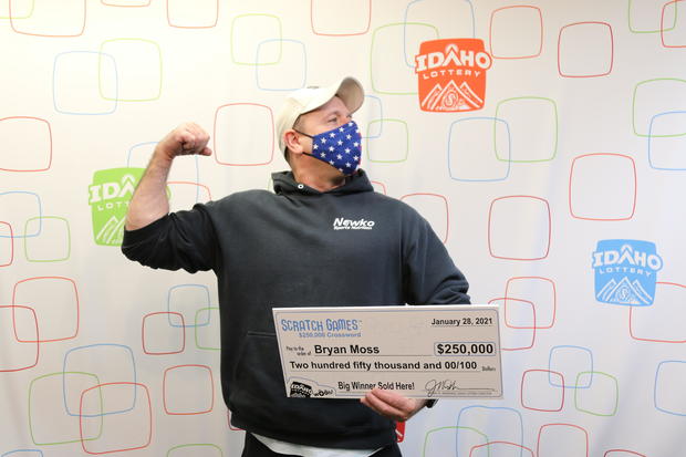 Bryan Moss has won the Idaho Lottery six times. His most recent win was his largest, at $250,000. 
