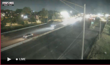 Interstate 70 east and westbound near The Paseo in KCMO