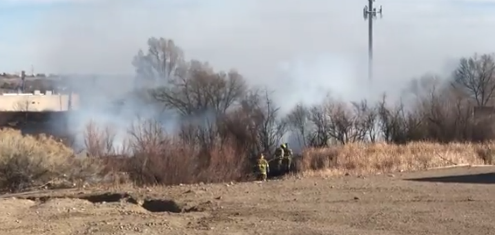 Fire on Pueblo's northside
