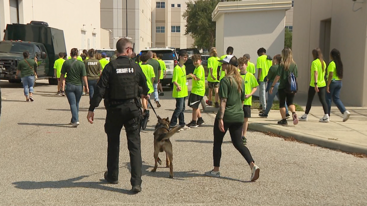 Pinellas County Sheriff's Office welcomes children to see what their parents do for a living 