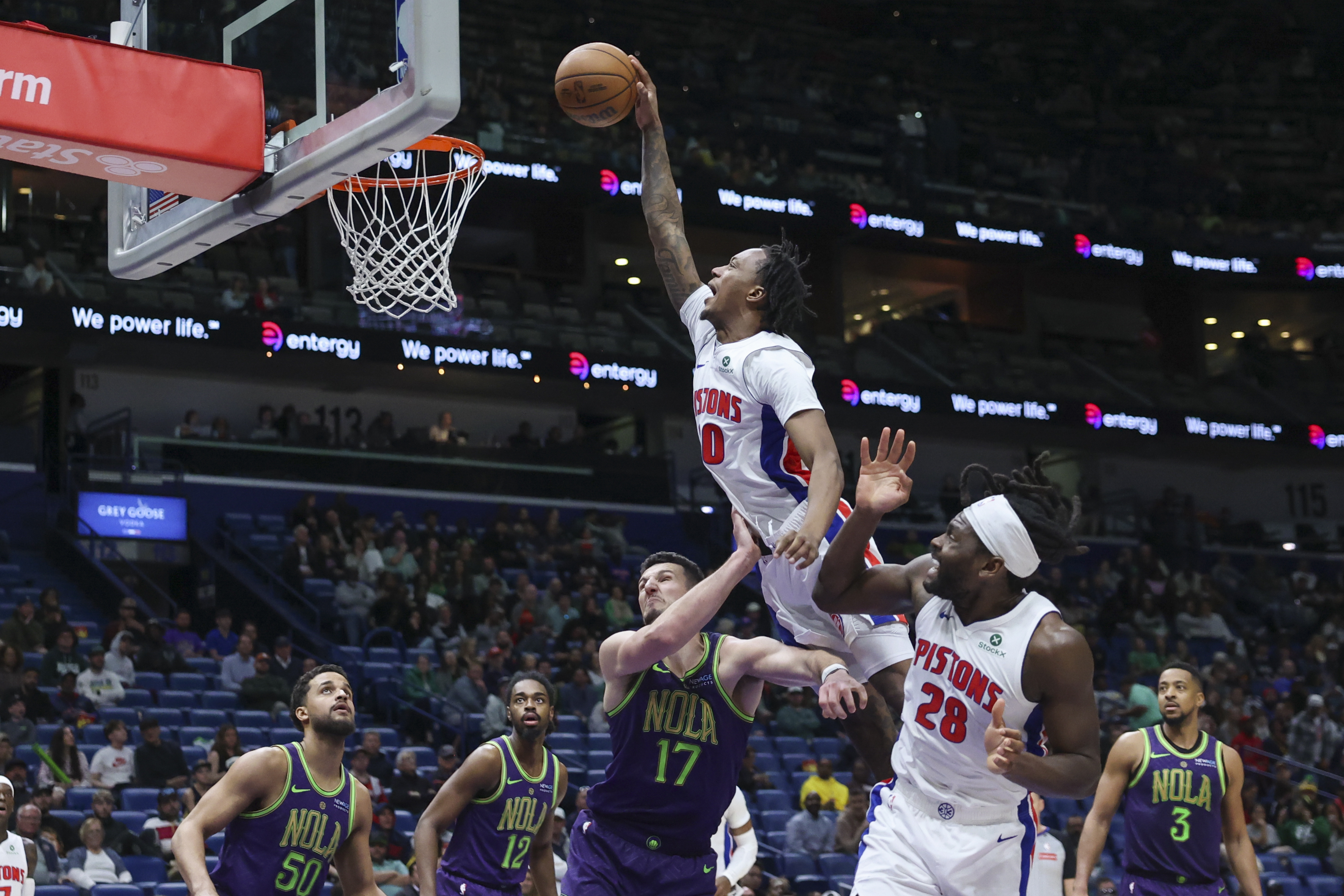 Pistons Pelicans Basketball