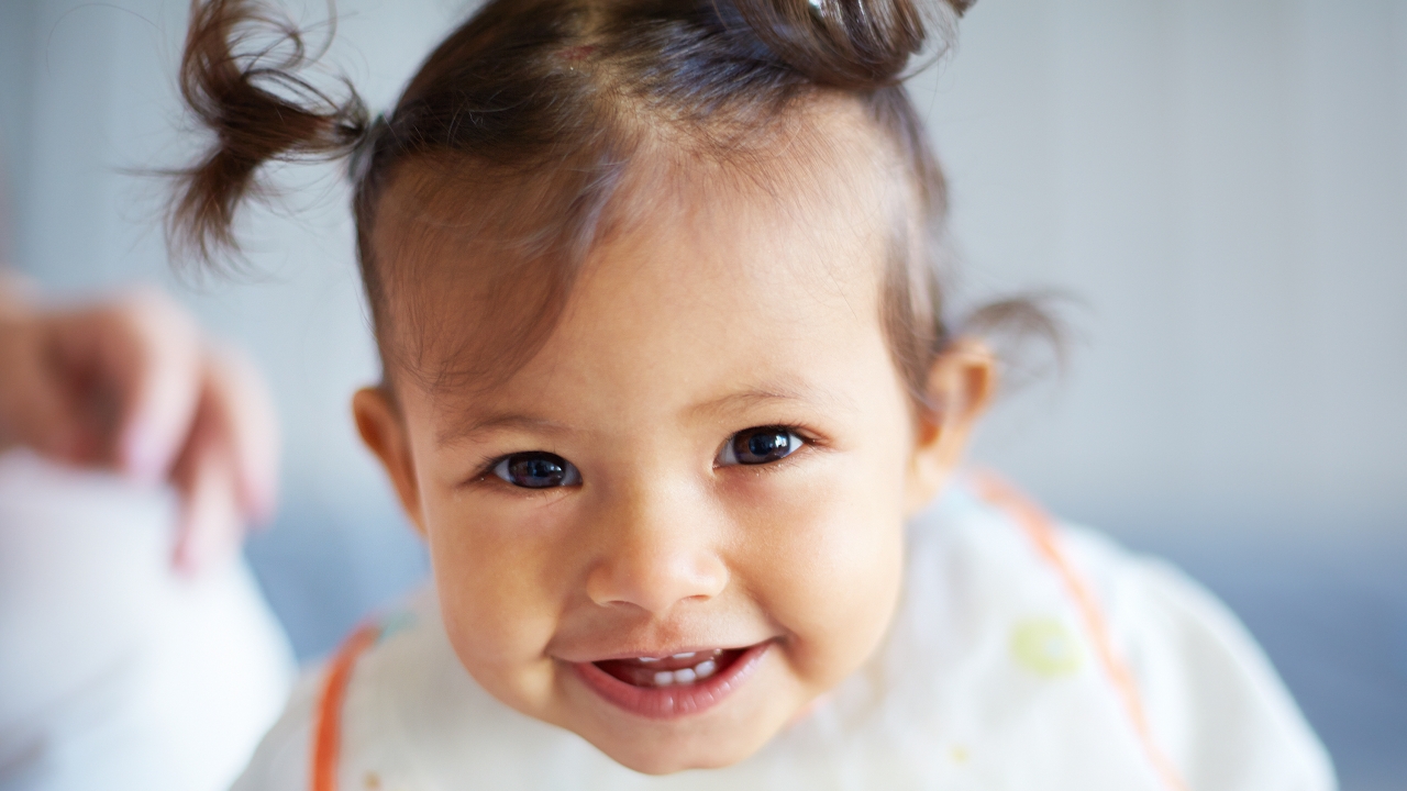 Smiling baby
