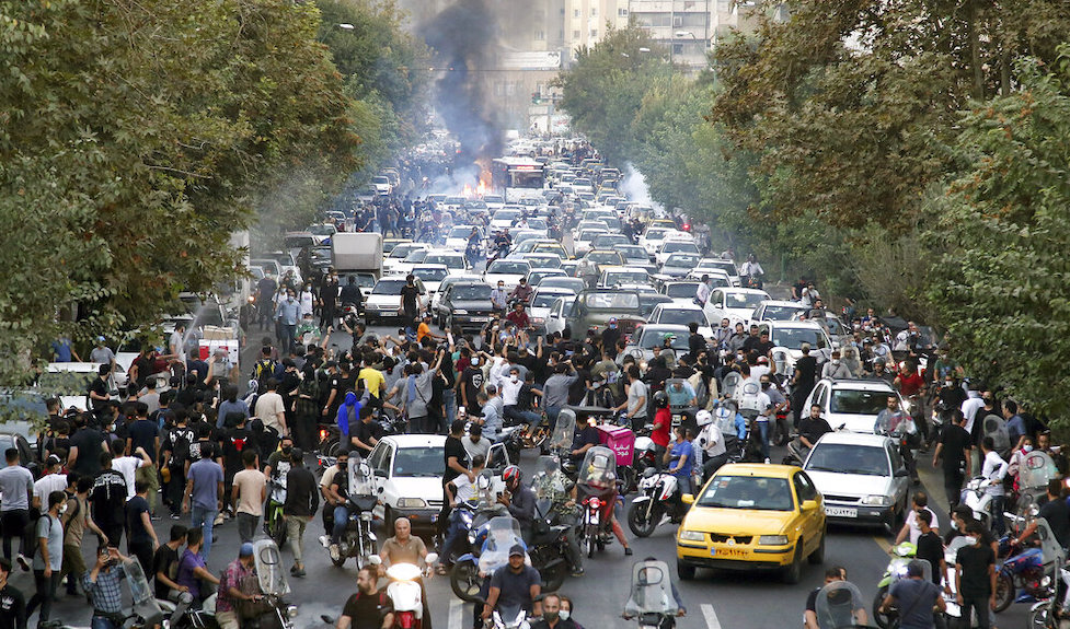 Iran Protests US Sanctions