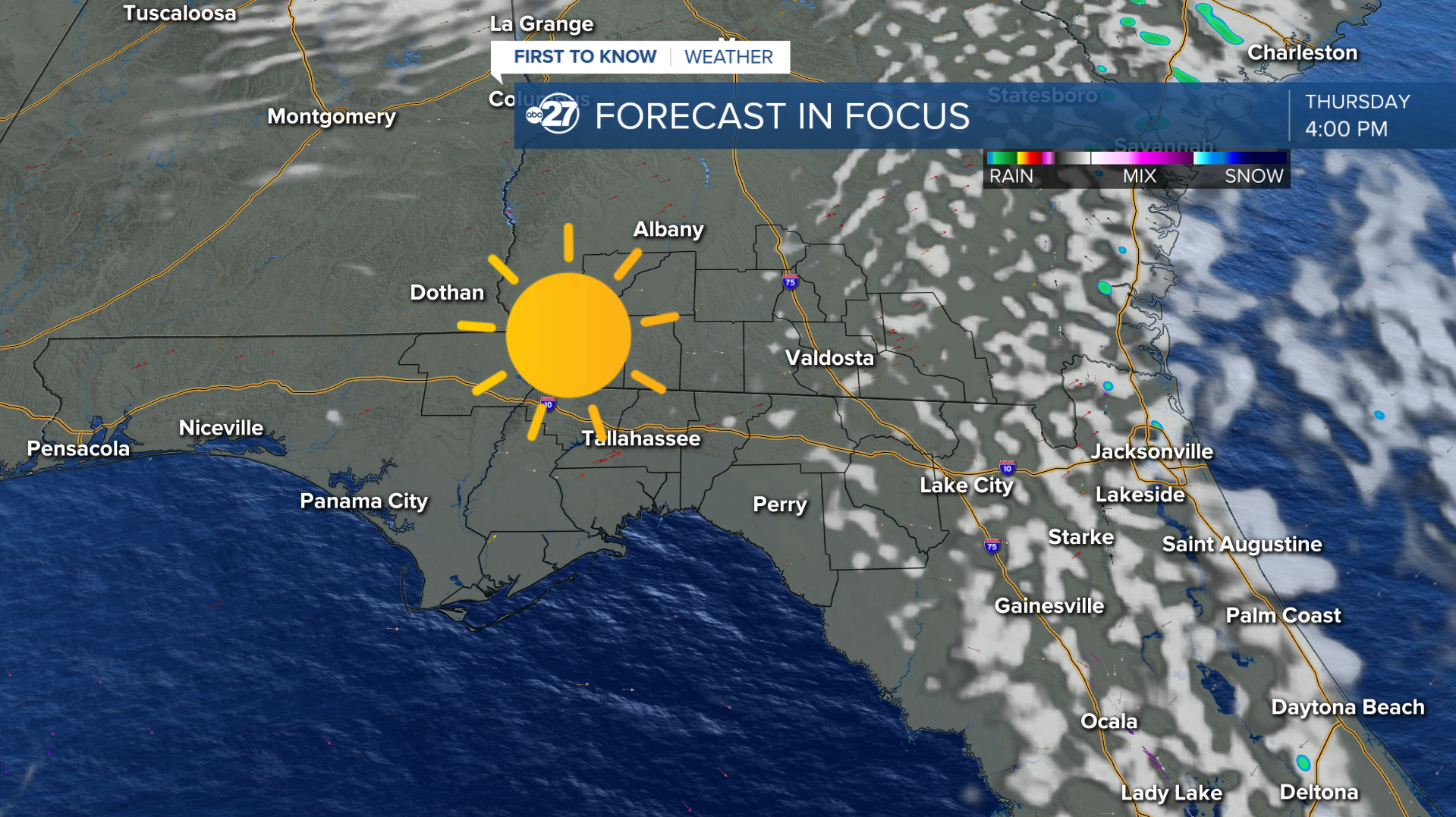 Clear skies Thursday with cloud cover and isolated storm chances increasing Friday