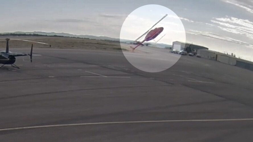 A helicopter crashes during a training flight in Utah.