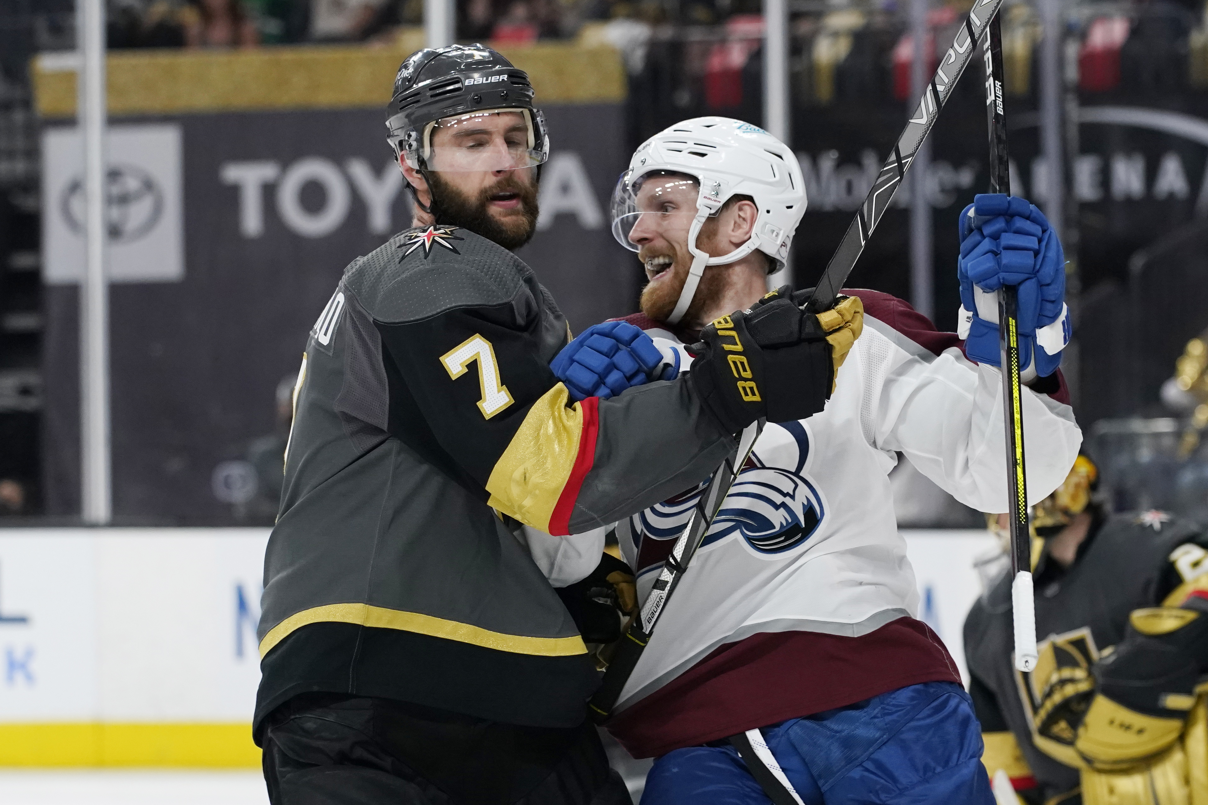 Avalanche Golden Knights Hockey