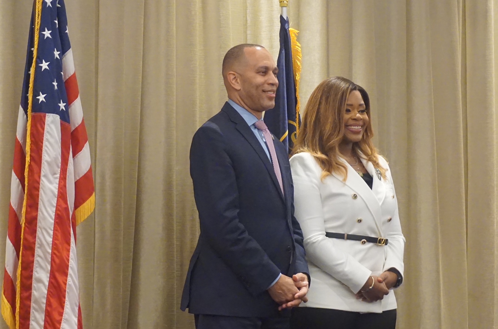Hakeem Jeffries Sheila Cherfilus-McCormick.JPG