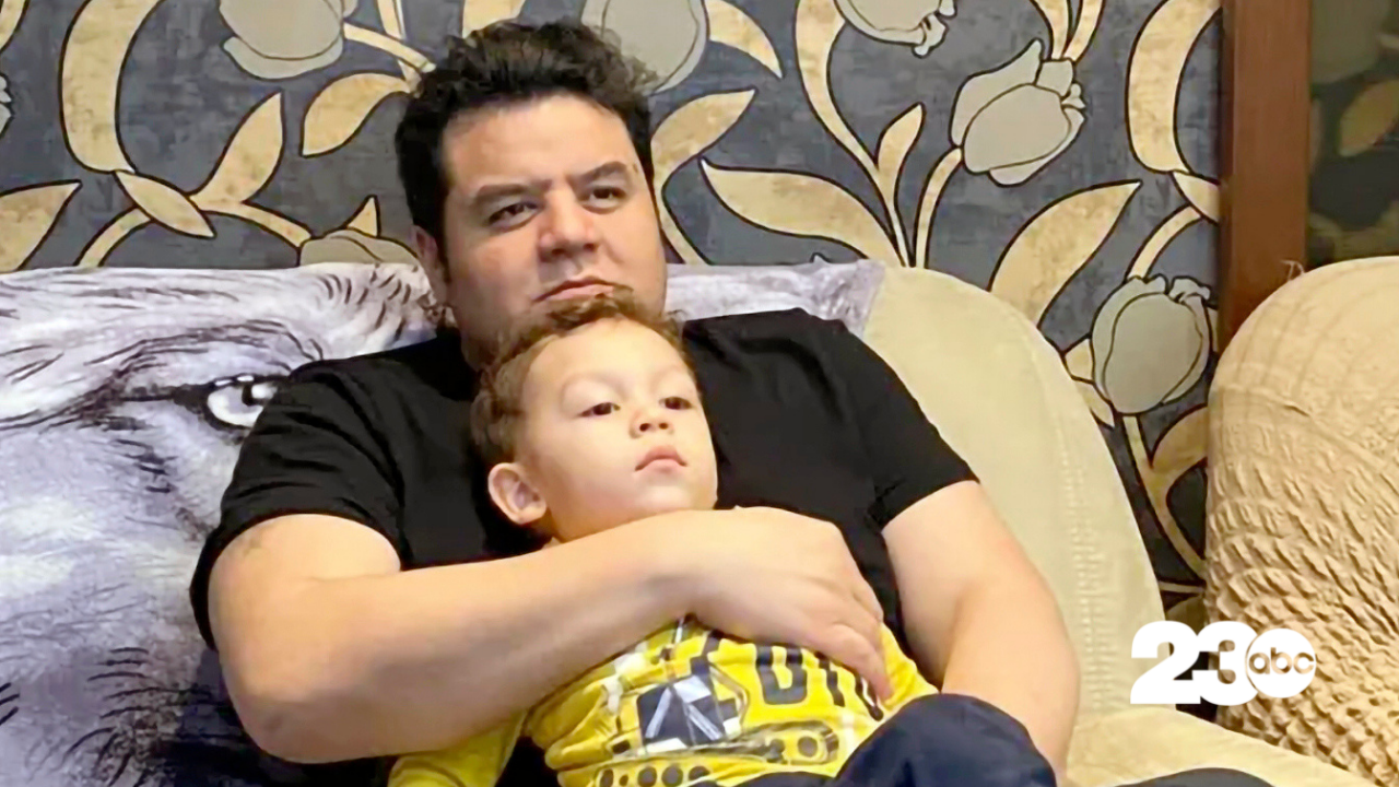 Cesar Quintana and Cesar's son Alexander Quintana