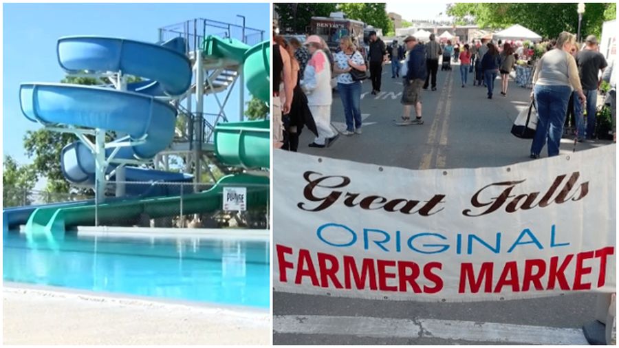 Electric City Water Park and Great Falls Farmers' Market