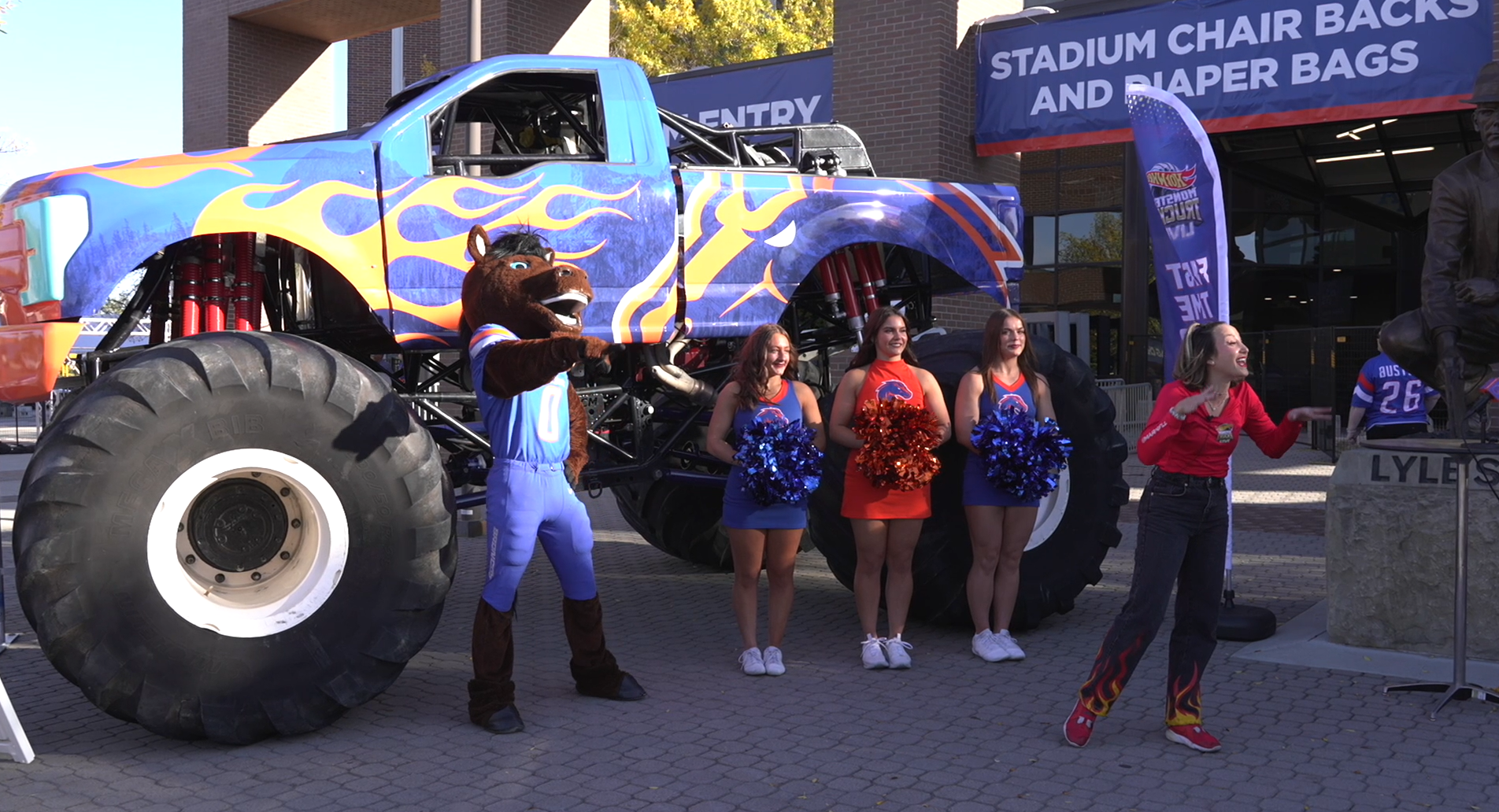 Boise State monster truck