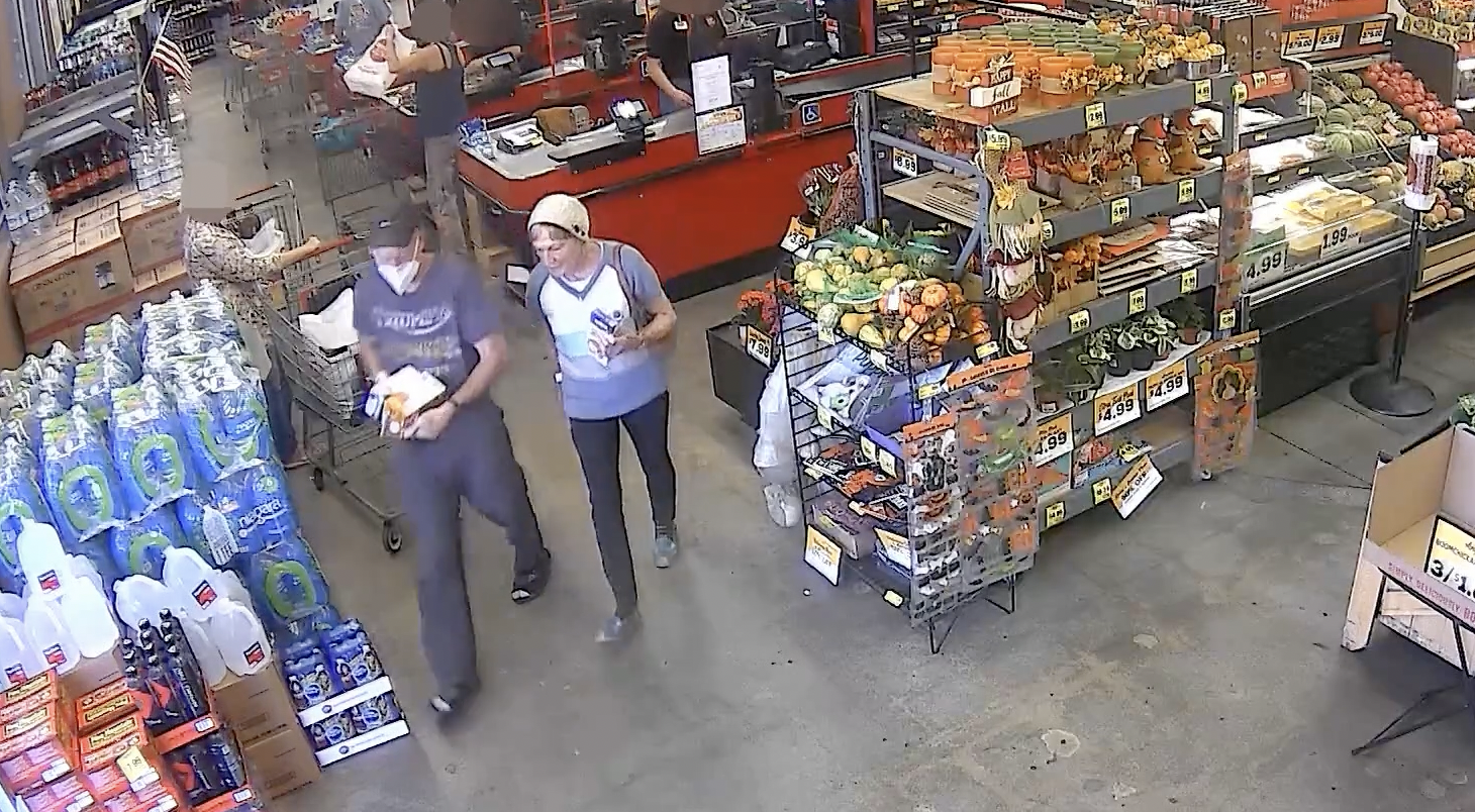 Elena Roy in Grocery Store