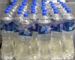 Liquid meth water bottles