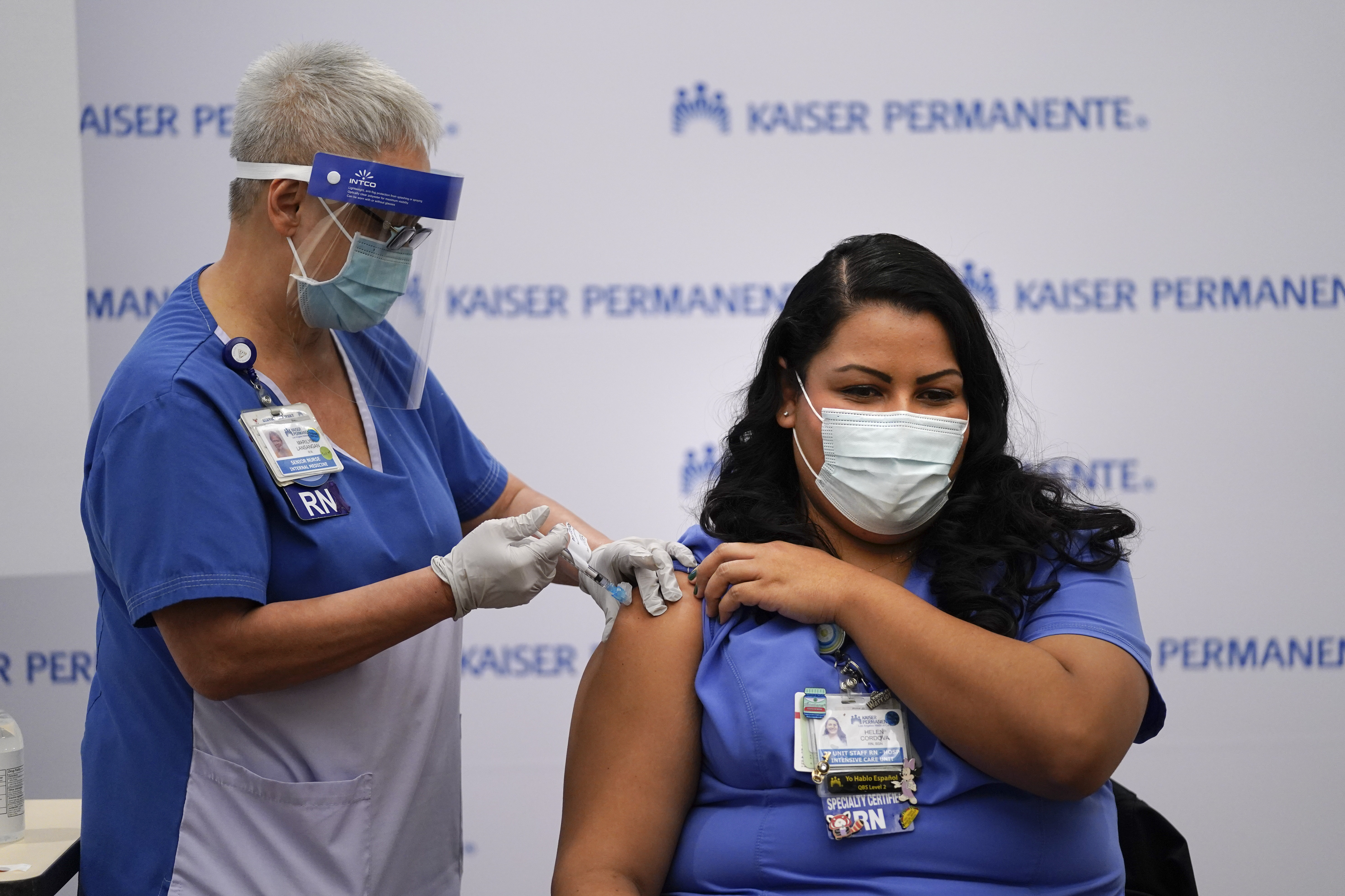 Virus Outbreak Pfizer Vaccine California