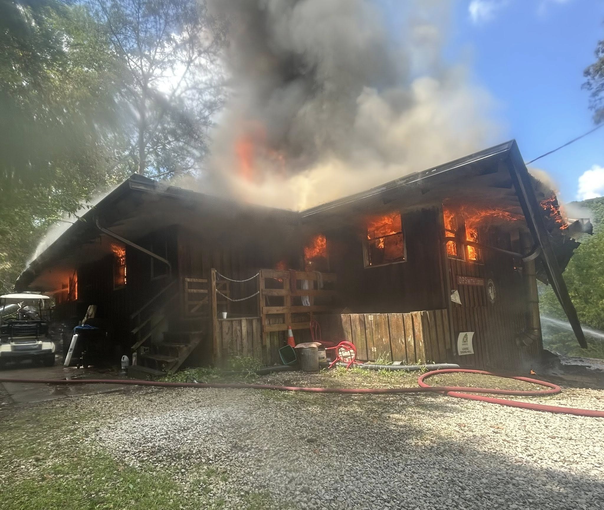 Aldersgate Camp fire