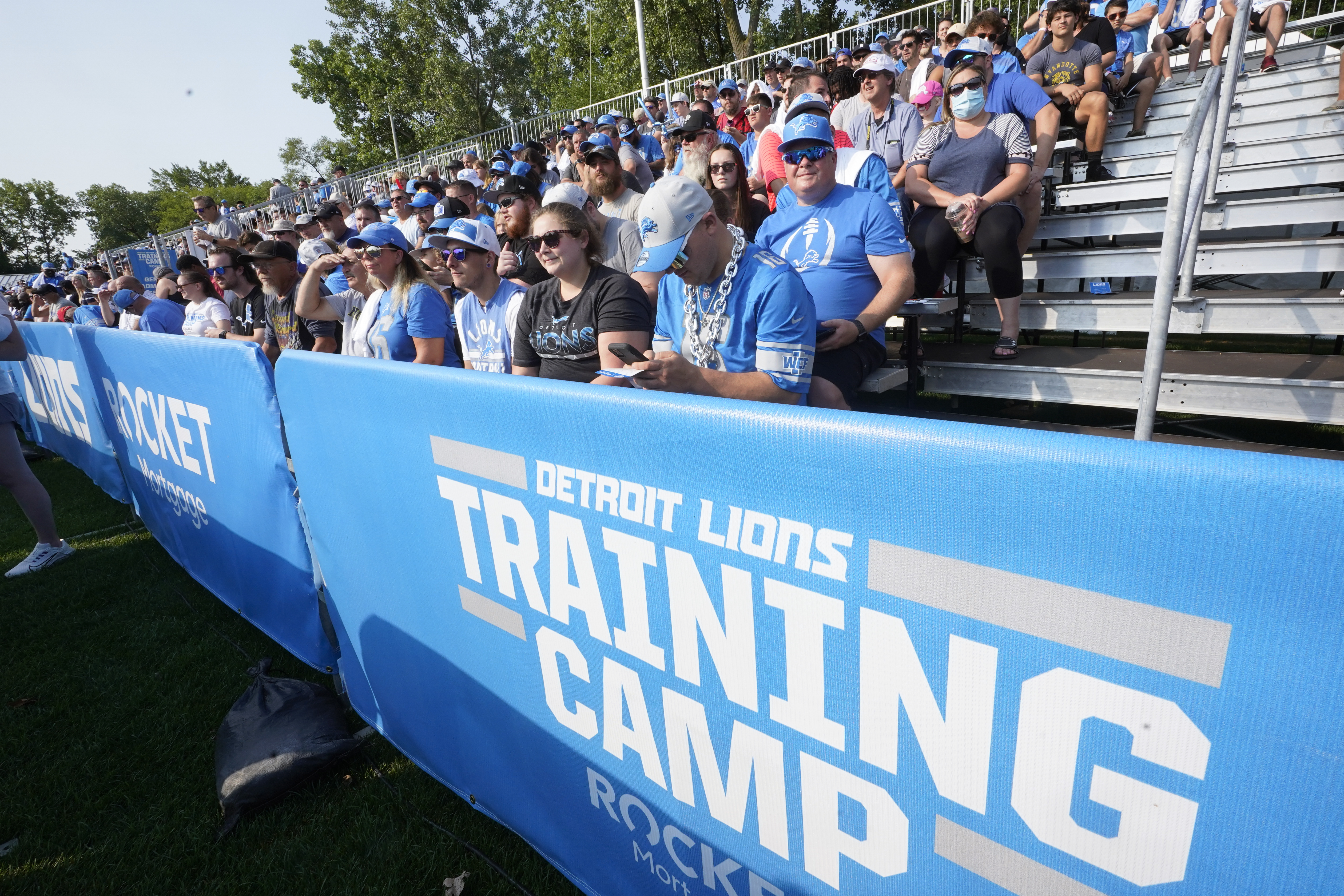 Lions Training Camp Fans Football