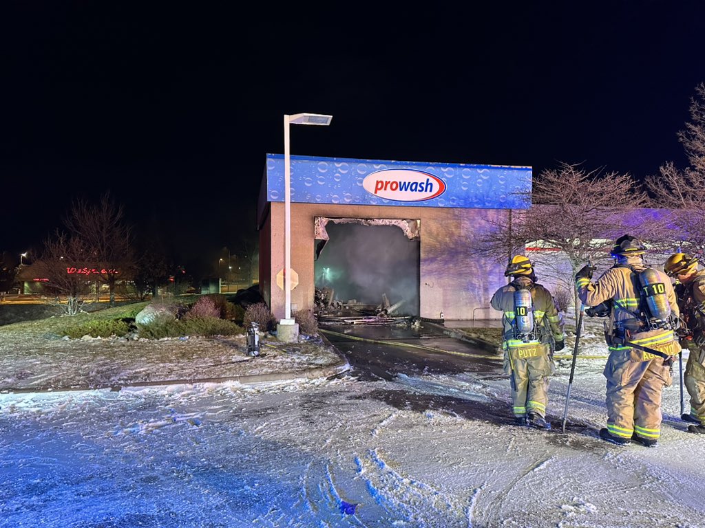 Colorado Springs Firefighters on the scene of fire