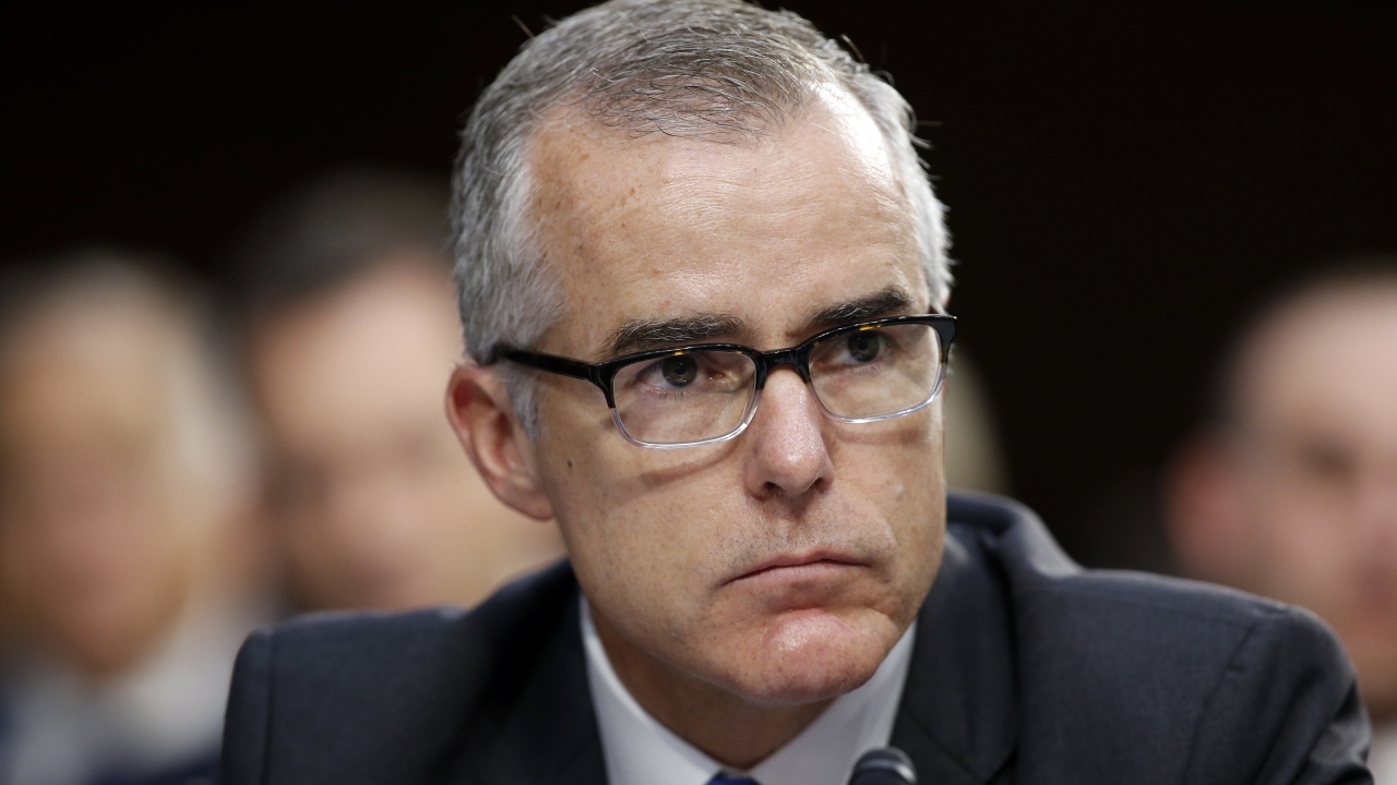Former FBI acting director Andrew McCabe