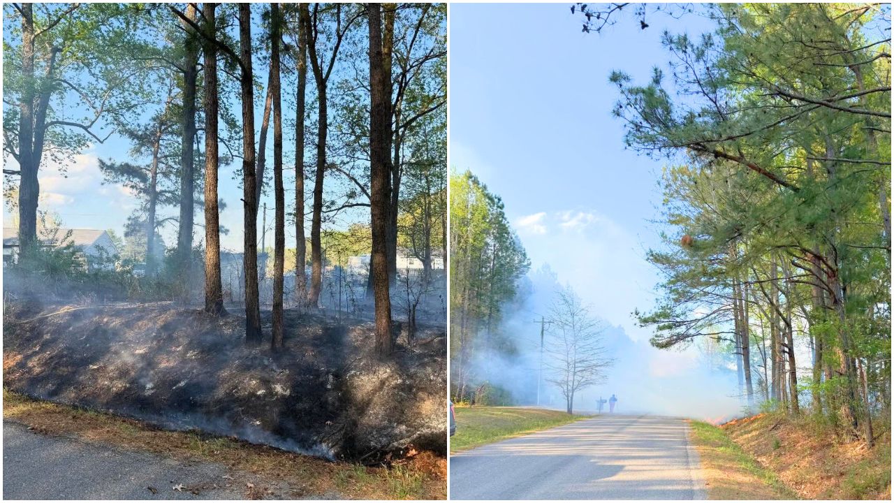 "Investigators determined the fire started when a burn pile spread out of control.