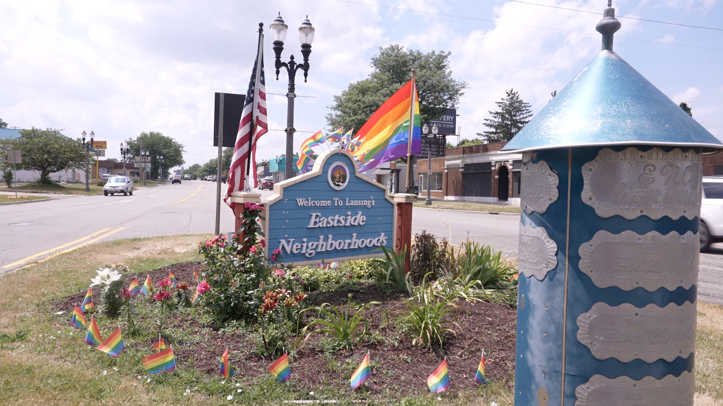 East Side Neighborhood Pride display