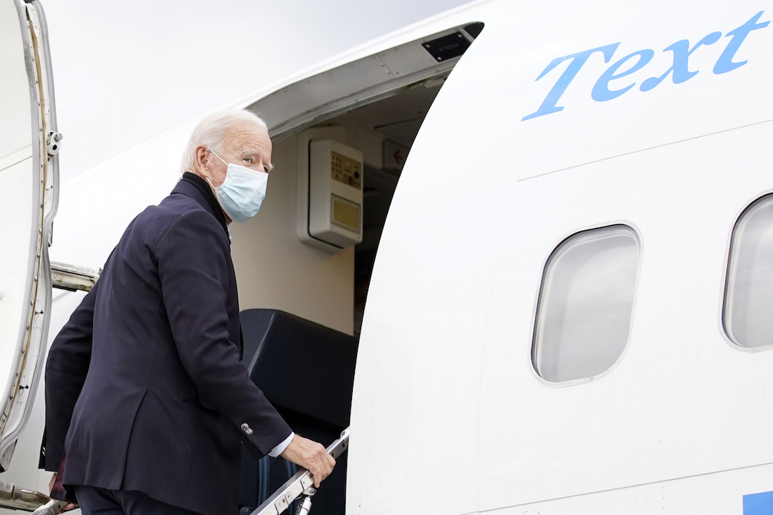 Biden skips testing Saturday, plans test Sunday