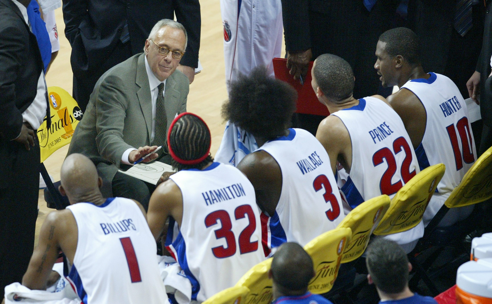 FILE Larry Brown Pistons Basketball