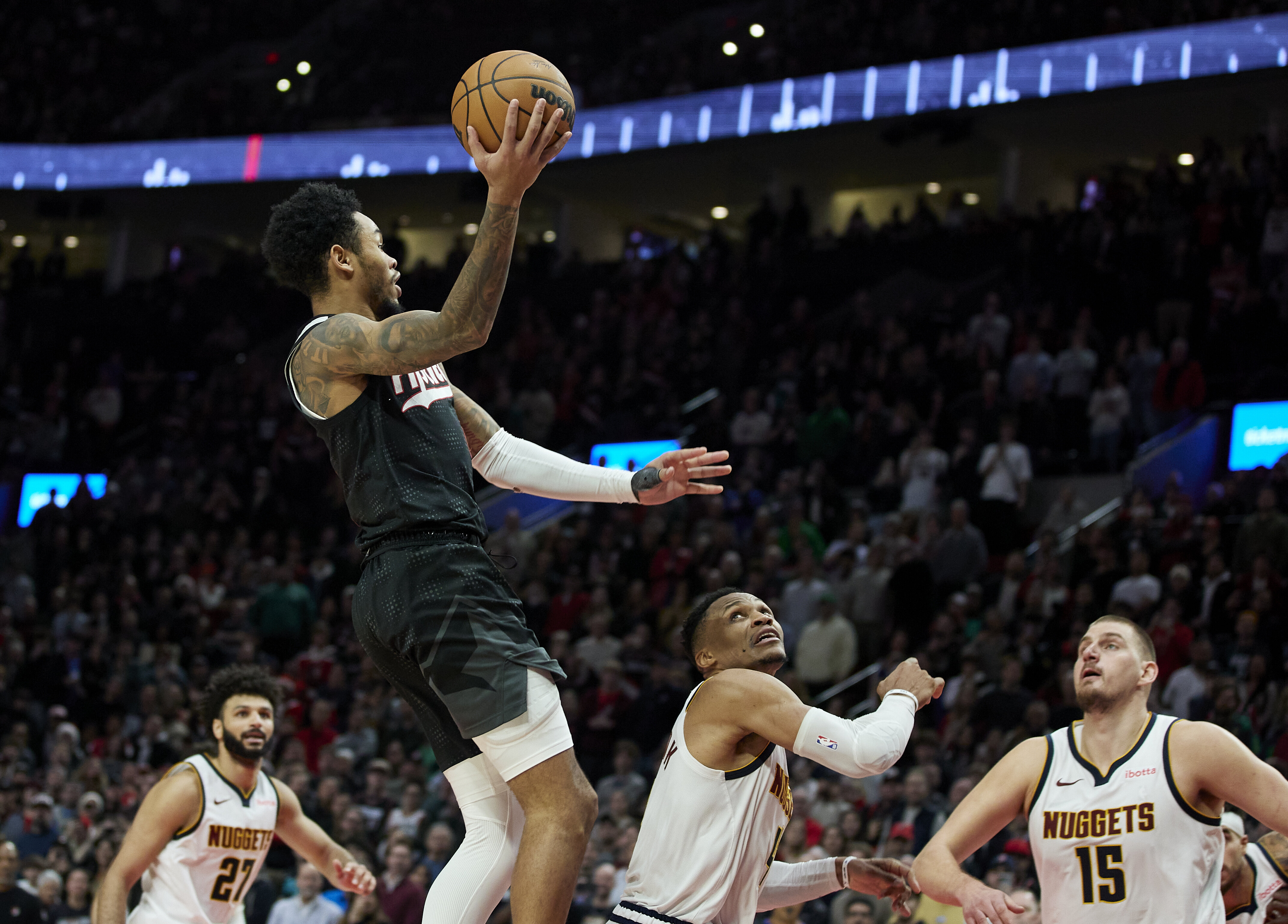 Nuggets Trail Blazers Basketball