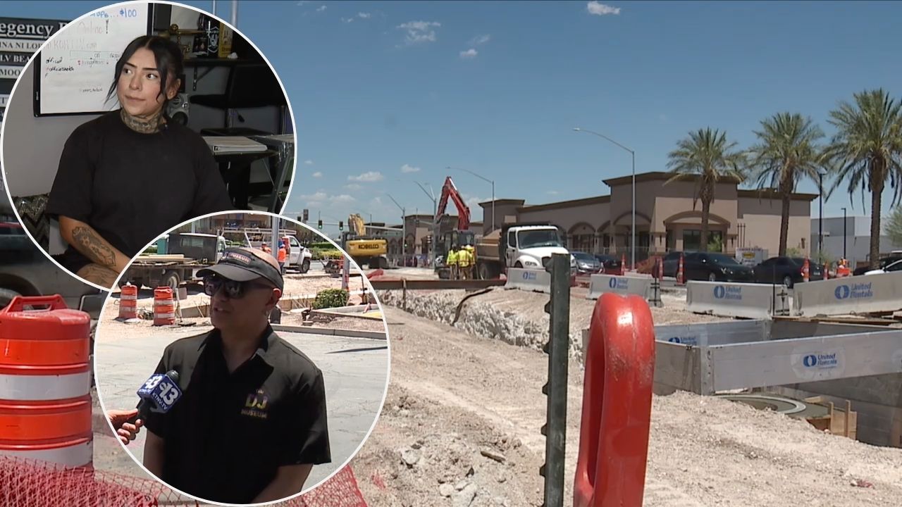 Small businesses struggling amid Maryland Parkway construction