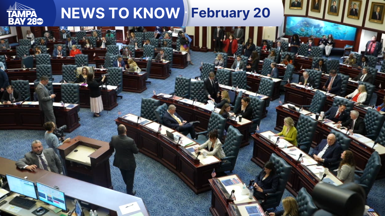 News to Know for Feb. 20, 2026